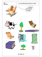 okul öncesi aynı kavramı bul çalışmaları